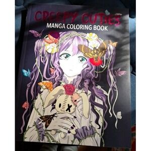 Creepy Cuties Manga Coloring Book Paperback – Coloring Book 2023 by Desti